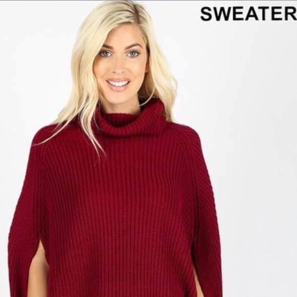 Sweater Poncho - Picture 1 of 2